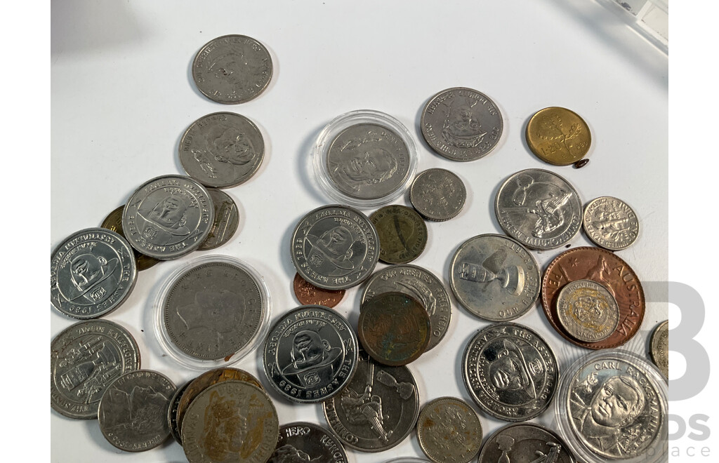 Collection of Australian, Canadian and New Zealand Coins and Medallions