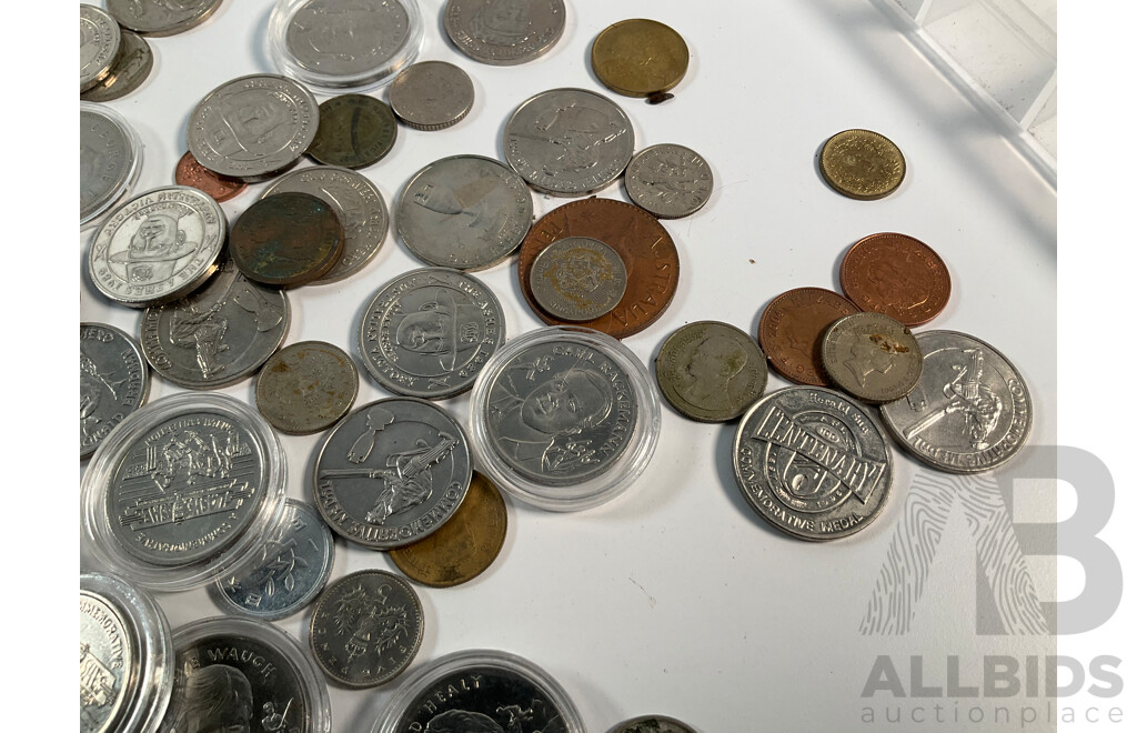 Collection of Australian, Canadian and New Zealand Coins and Medallions