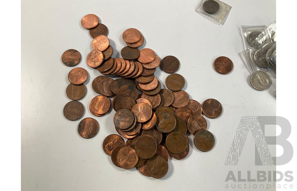 Collection of International Coins Including Australia, USA, Euro, Indonesia, Switzerland, Italy, Israel, Hong Kong, Mexico and More - Approximately 2.8 Kilograms