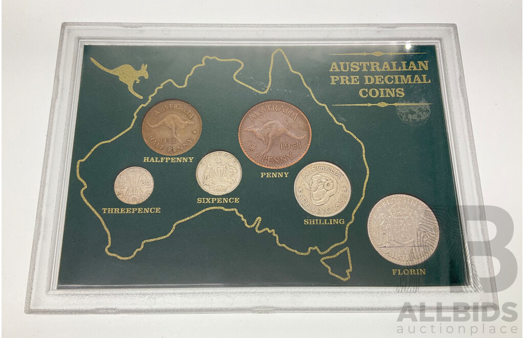 Australian Predecimal Six Coin Set