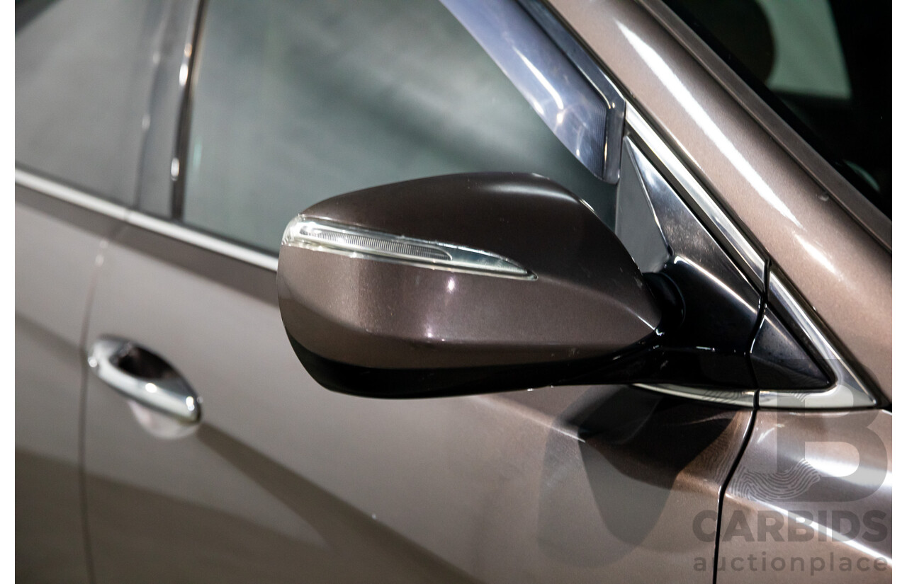 11/2013 Hyundai Santa Fe Highlander CRDi (4x4) DM 4d Wagon Arabian Mocha Pearl Turbo Diesel 2.2L - 7 Seater