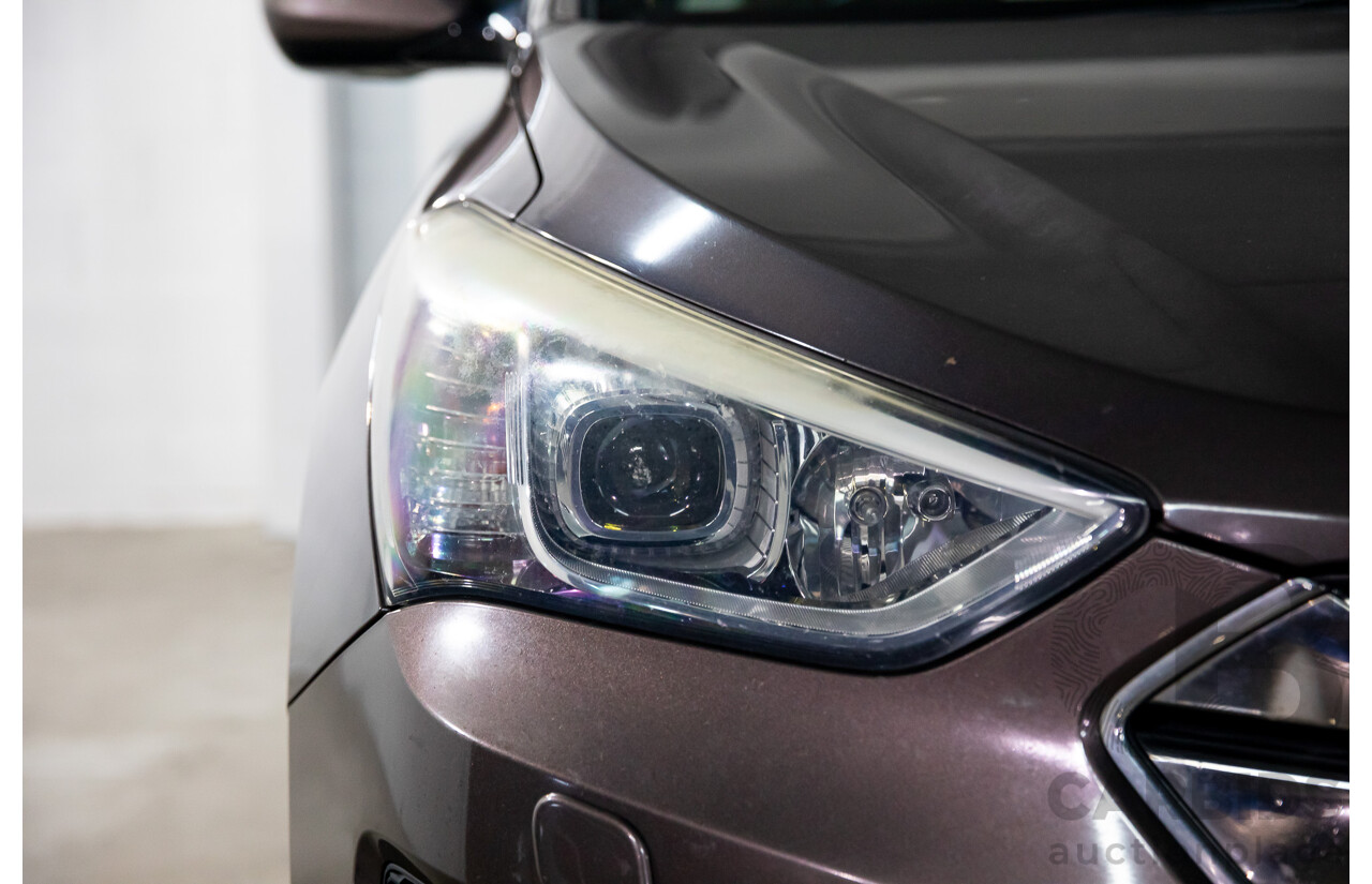 11/2013 Hyundai Santa Fe Highlander CRDi (4x4) DM 4d Wagon Arabian Mocha Pearl Turbo Diesel 2.2L - 7 Seater