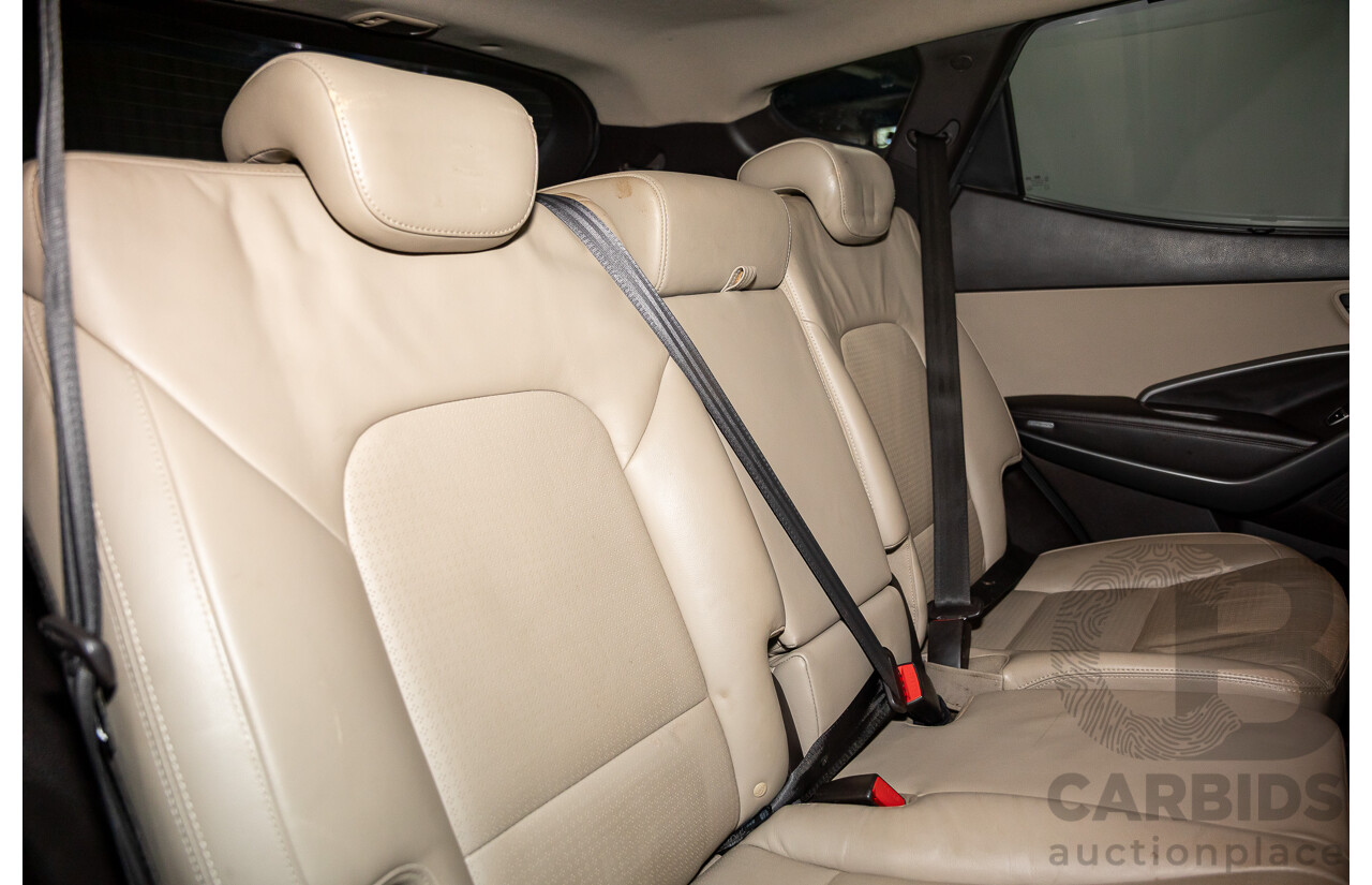11/2013 Hyundai Santa Fe Highlander CRDi (4x4) DM 4d Wagon Arabian Mocha Pearl Turbo Diesel 2.2L - 7 Seater