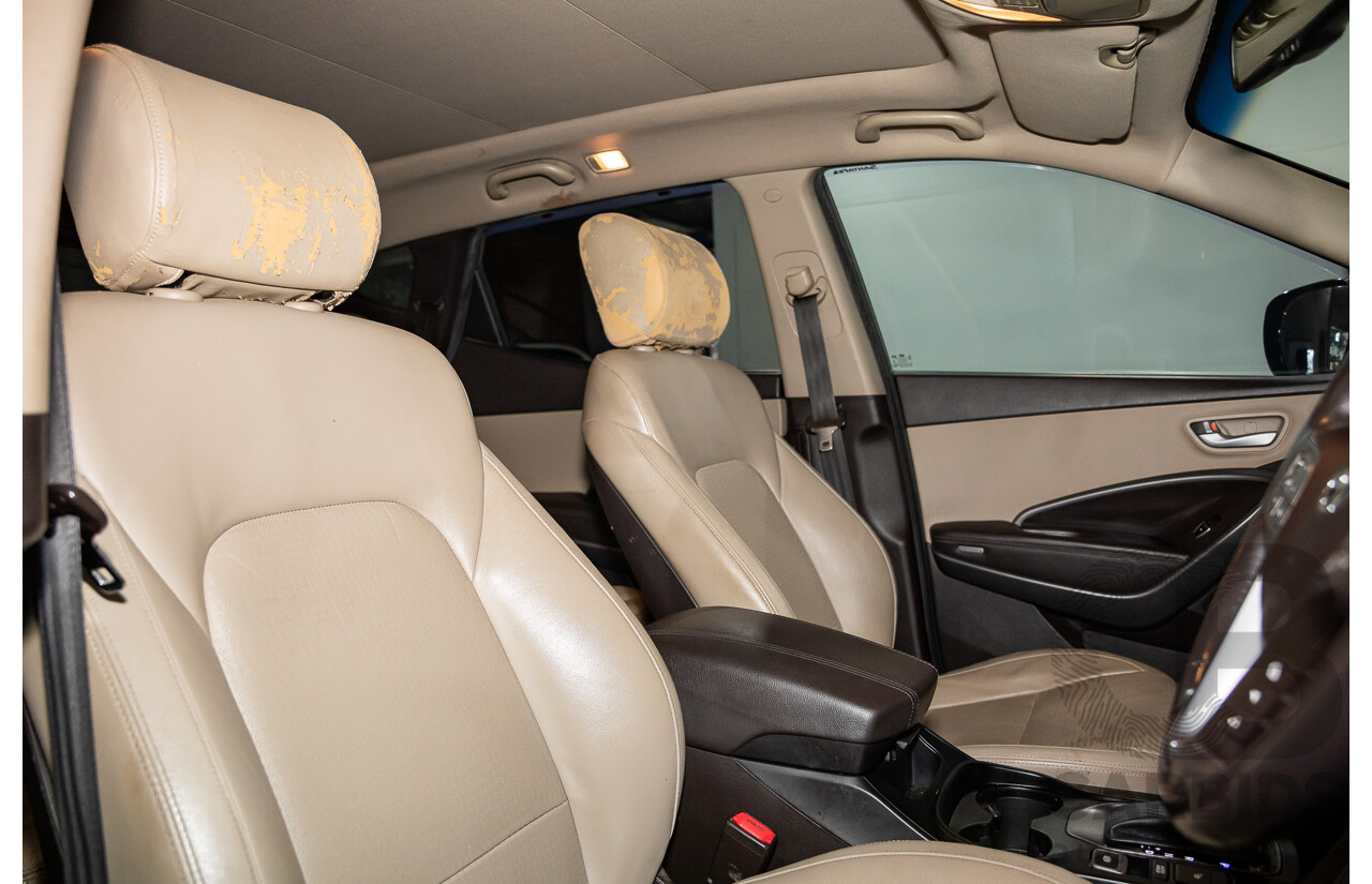 11/2013 Hyundai Santa Fe Highlander CRDi (4x4) DM 4d Wagon Arabian Mocha Pearl Turbo Diesel 2.2L - 7 Seater