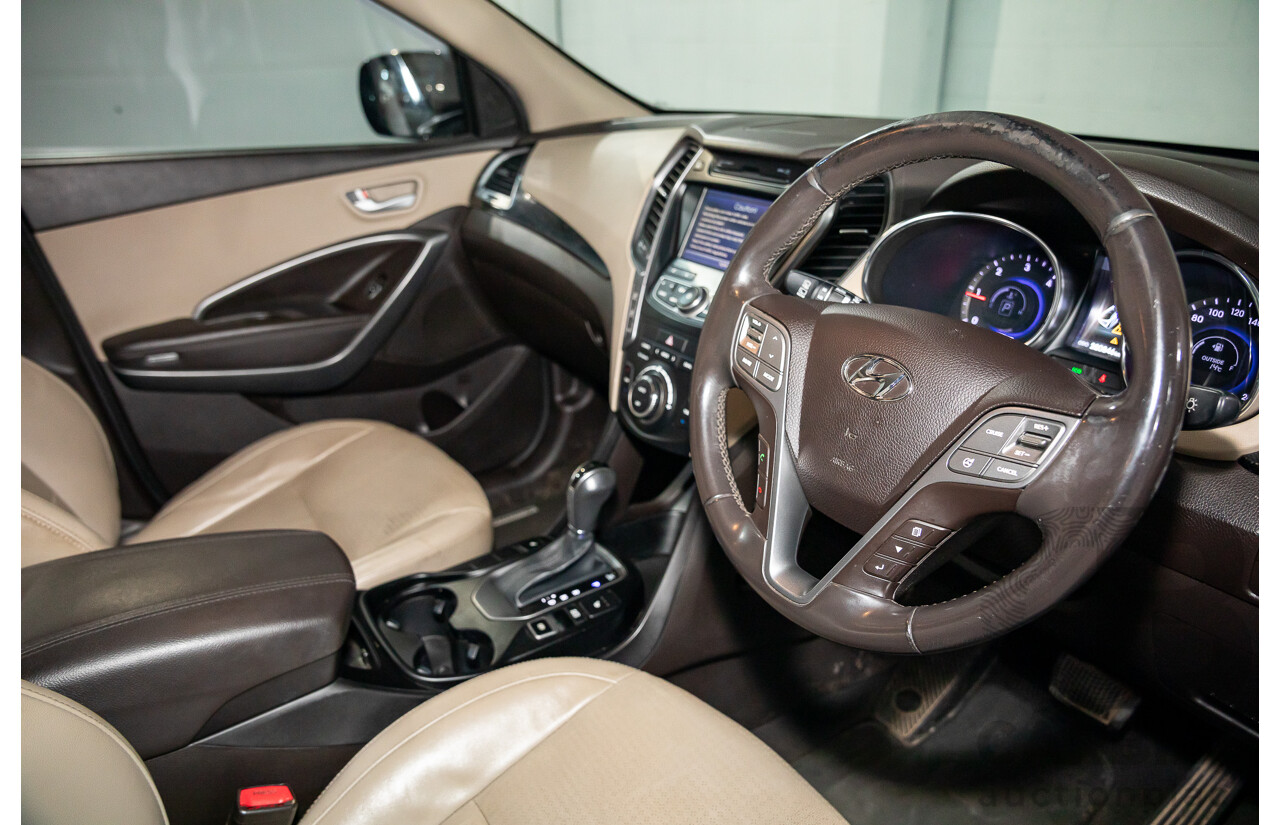 11/2013 Hyundai Santa Fe Highlander CRDi (4x4) DM 4d Wagon Arabian Mocha Pearl Turbo Diesel 2.2L - 7 Seater
