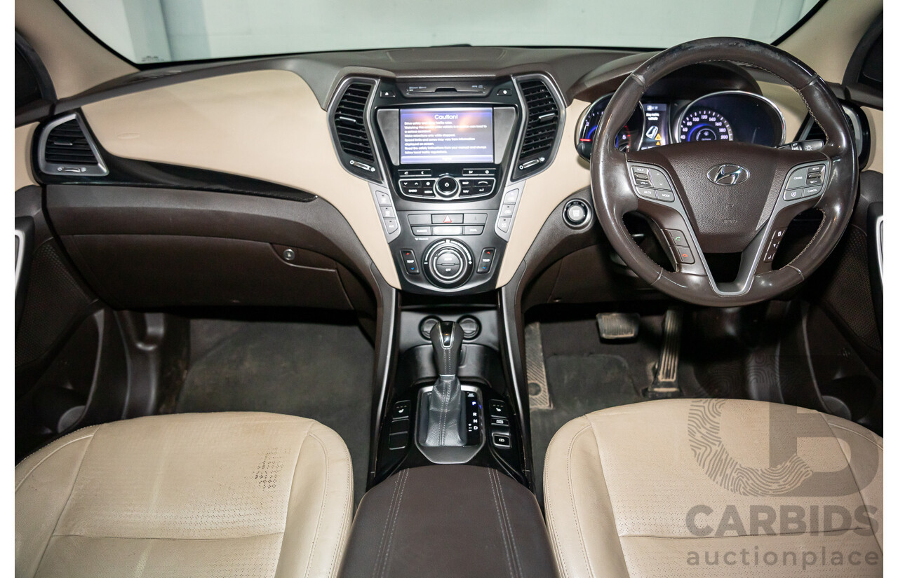 11/2013 Hyundai Santa Fe Highlander CRDi (4x4) DM 4d Wagon Arabian Mocha Pearl Turbo Diesel 2.2L - 7 Seater