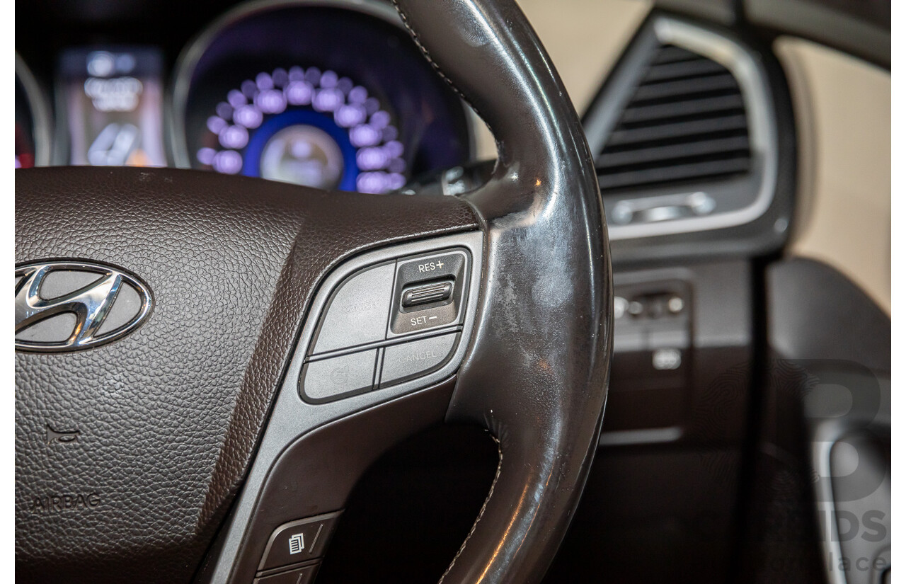 11/2013 Hyundai Santa Fe Highlander CRDi (4x4) DM 4d Wagon Arabian Mocha Pearl Turbo Diesel 2.2L - 7 Seater