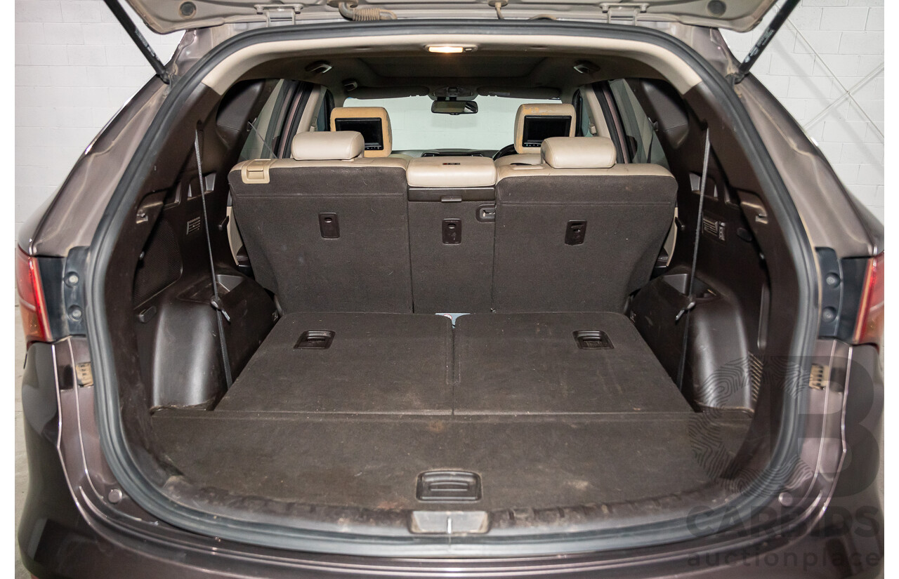 11/2013 Hyundai Santa Fe Highlander CRDi (4x4) DM 4d Wagon Arabian Mocha Pearl Turbo Diesel 2.2L - 7 Seater
