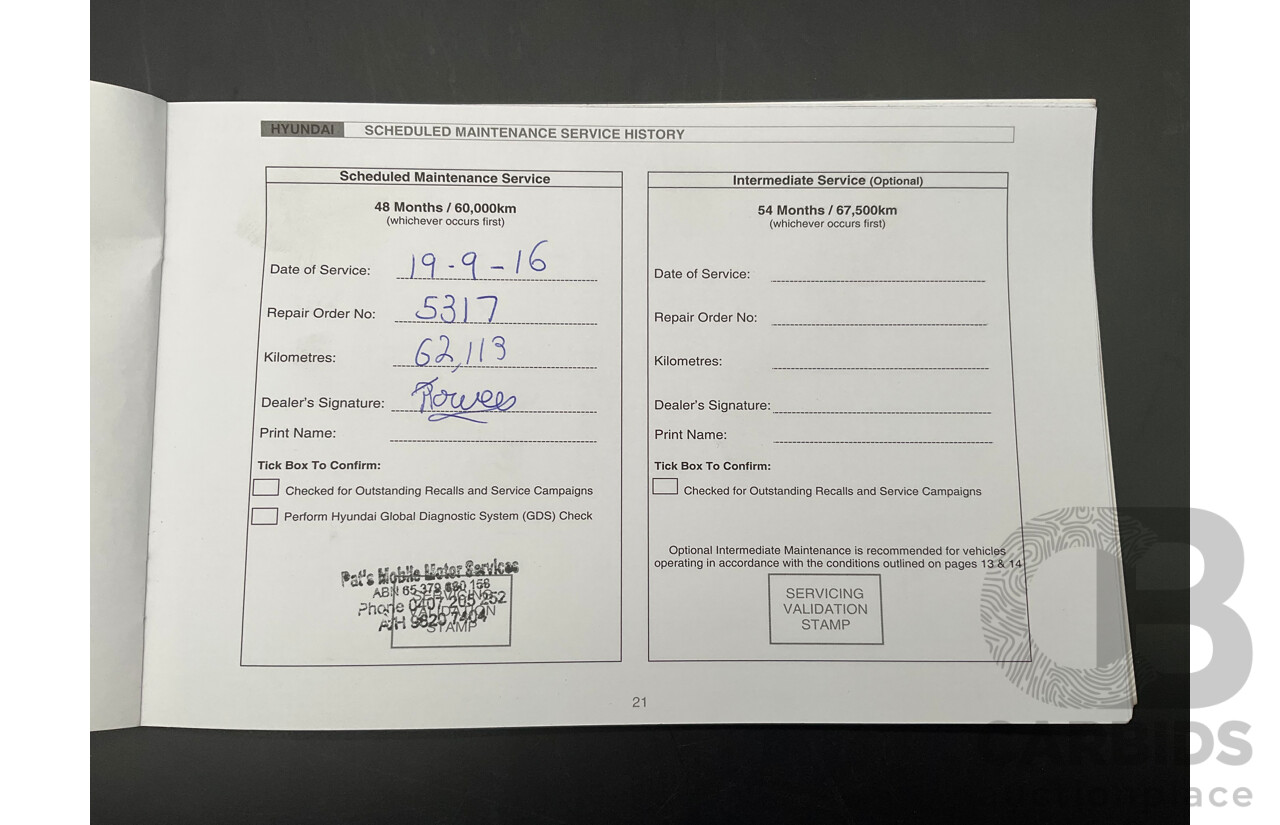 11/2013 Hyundai Santa Fe Highlander CRDi (4x4) DM 4d Wagon Arabian Mocha Pearl Turbo Diesel 2.2L - 7 Seater