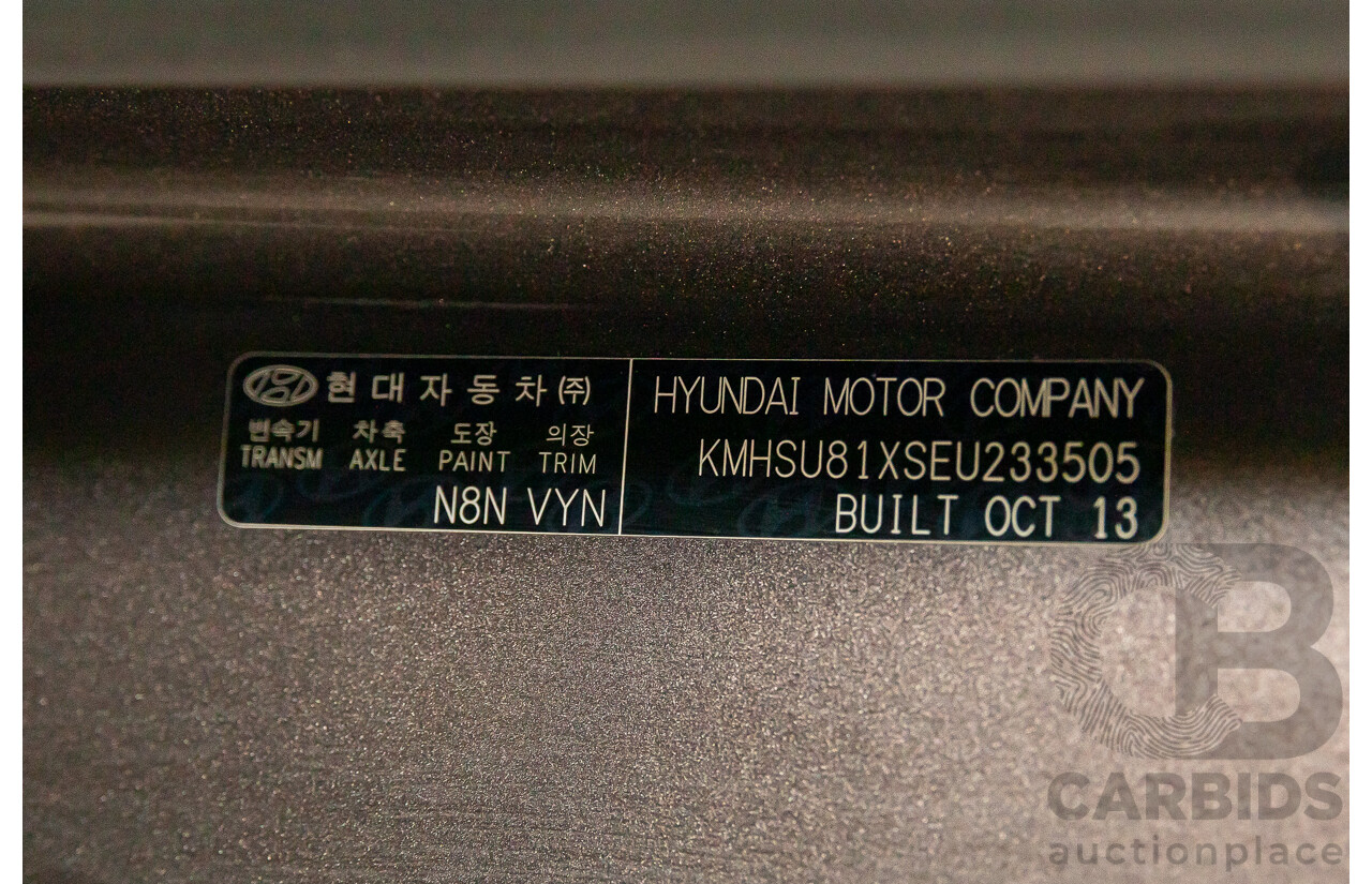 11/2013 Hyundai Santa Fe Highlander CRDi (4x4) DM 4d Wagon Arabian Mocha Pearl Turbo Diesel 2.2L - 7 Seater