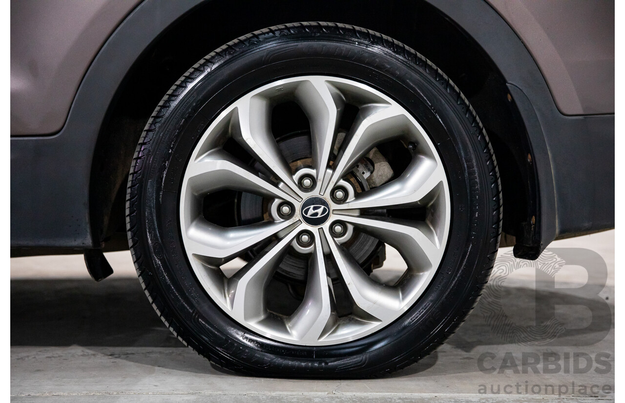 11/2013 Hyundai Santa Fe Highlander CRDi (4x4) DM 4d Wagon Arabian Mocha Pearl Turbo Diesel 2.2L - 7 Seater