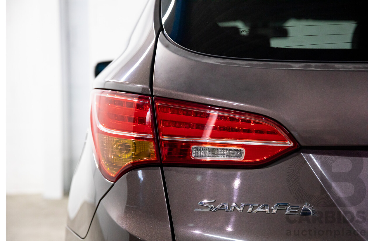 11/2013 Hyundai Santa Fe Highlander CRDi (4x4) DM 4d Wagon Arabian Mocha Pearl Turbo Diesel 2.2L - 7 Seater