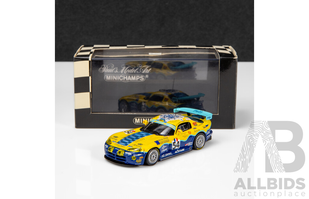 Minichamps 1999 Dodge Viper GTS-R 24h LeMans Monteiro / Belmondo / Rostan #54 1:43 Scale Model Car