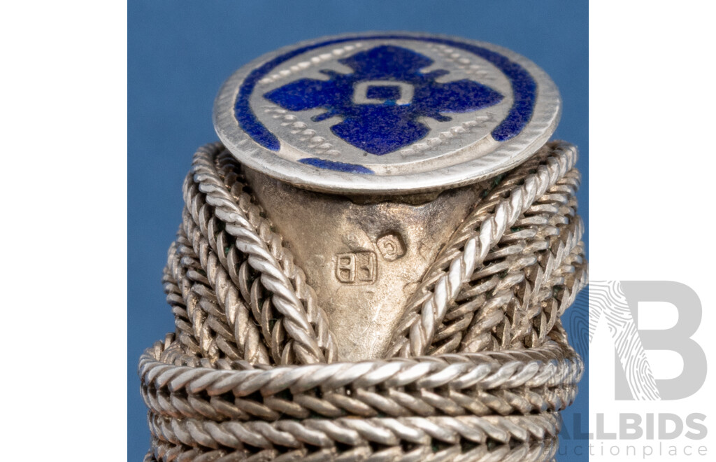 Silver Multi Strand Knot Chain