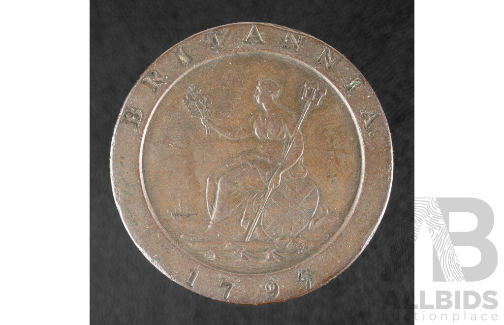 Great Britain 1797 KGIII Cartwheel Twopence