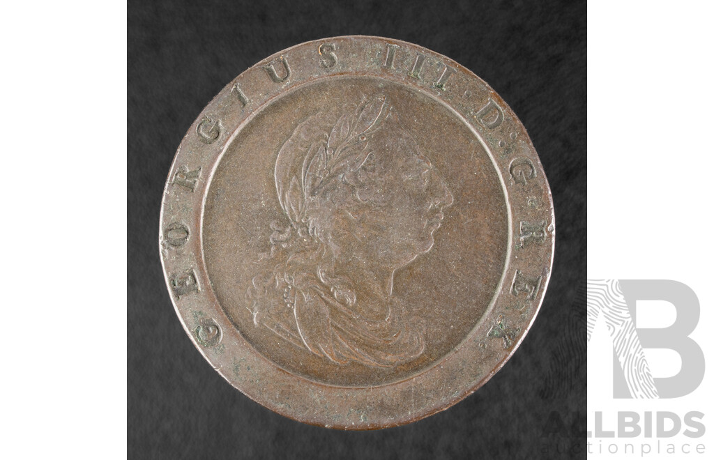 Great Britain 1797 KGIII Cartwheel Twopence