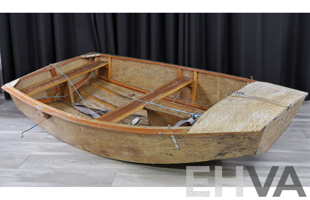 Vintage Timber Row Boat