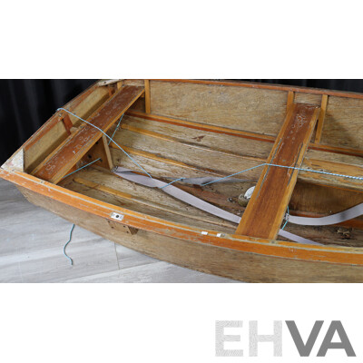 Vintage Timber Row Boat