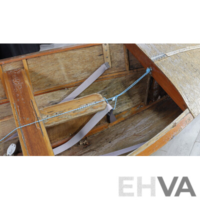 Vintage Timber Row Boat