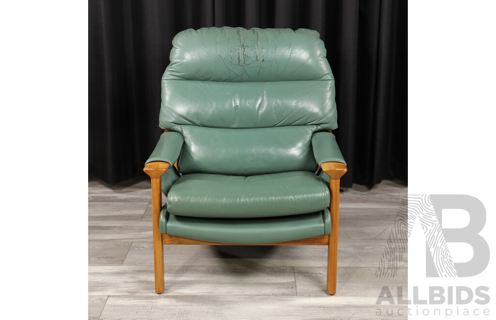 Tessa T8 Lounge Chair with Leather Upholstery