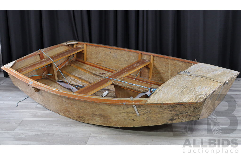 Vintage Timber Row Boat