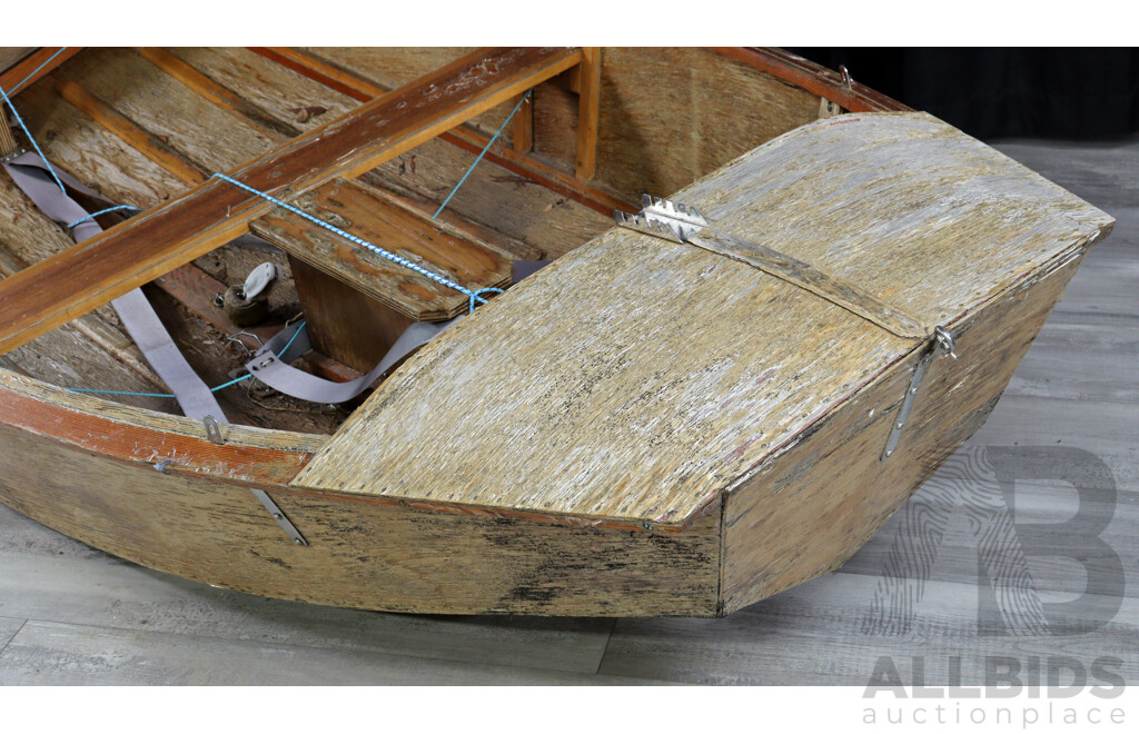 Vintage Timber Row Boat