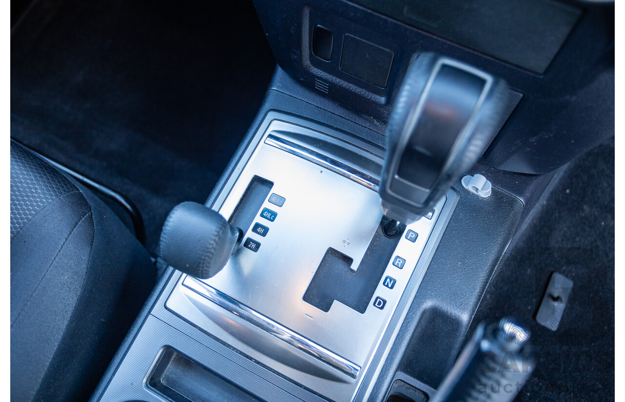 9/2010 Mitsubishi Pajero Platinum Edition NT MY10 4d Wagon Pearl Black Turbo Diesel 3.2L - 7 Seats