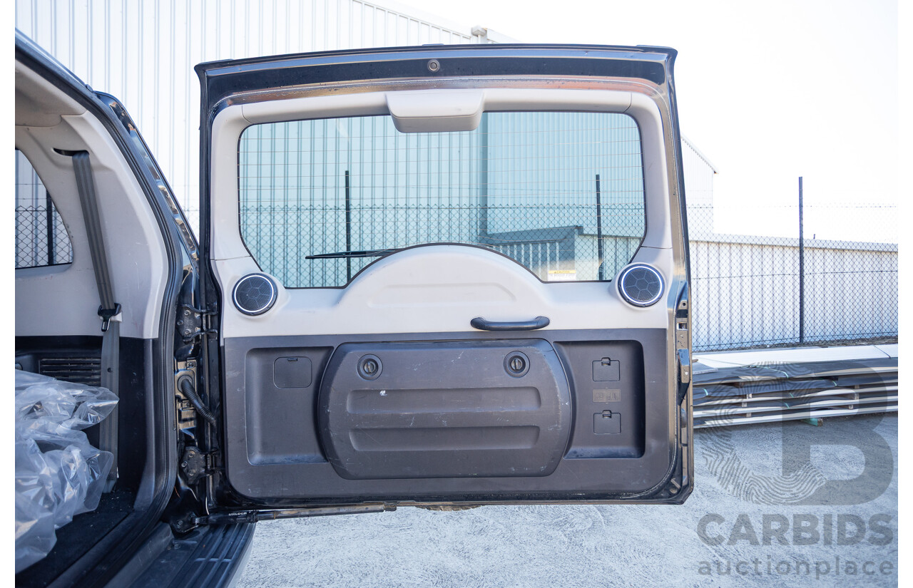 9/2010 Mitsubishi Pajero Platinum Edition NT MY10 4d Wagon Pearl Black Turbo Diesel 3.2L - 7 Seats