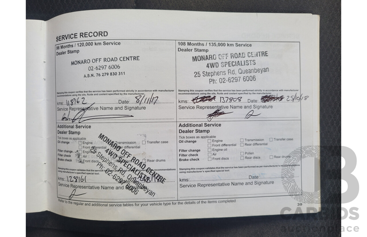 9/2010 Mitsubishi Pajero Platinum Edition NT MY10 4d Wagon Pearl Black Turbo Diesel 3.2L - 7 Seats