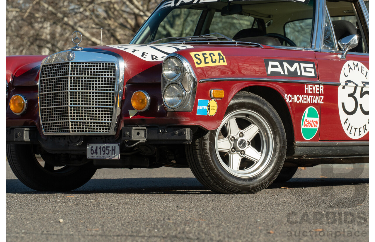 8/1970 Mercedes Benz 300 SEL 6.3 "Red Pig Tribute" W109 4d Sedan Cranberry V8 6.3L - Import