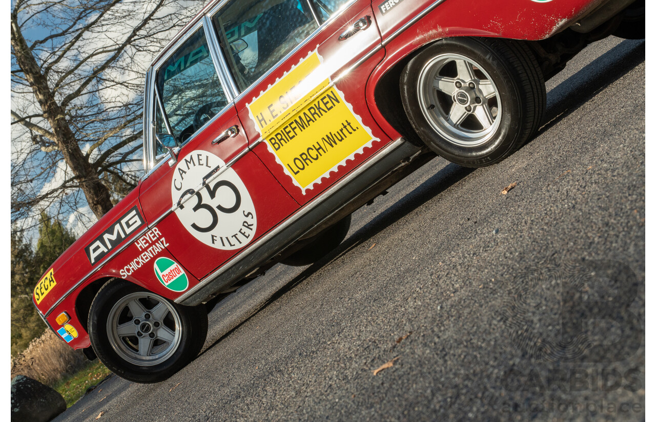 8/1970 Mercedes Benz 300 SEL 6.3 "Red Pig Tribute" W109 4d Sedan Cranberry V8 6.3L - Import