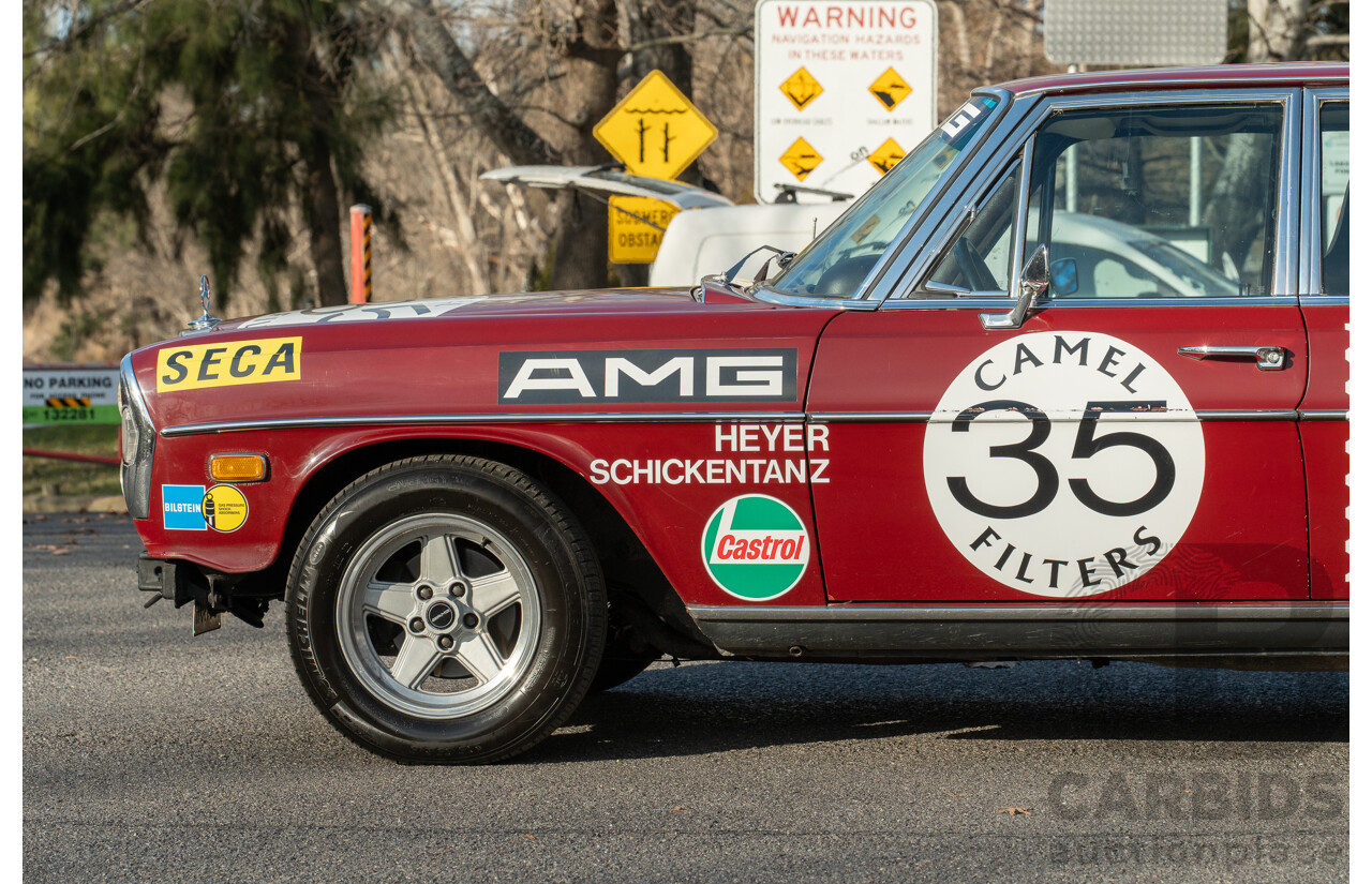 8/1970 Mercedes Benz 300 SEL 6.3 "Red Pig Tribute" W109 4d Sedan Cranberry V8 6.3L - Import