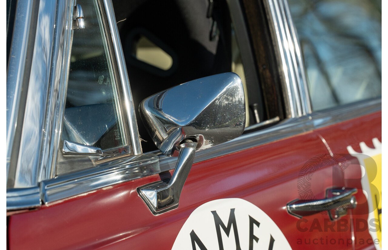 8/1970 Mercedes Benz 300 SEL 6.3 "Red Pig Tribute" W109 4d Sedan Cranberry V8 6.3L - Import