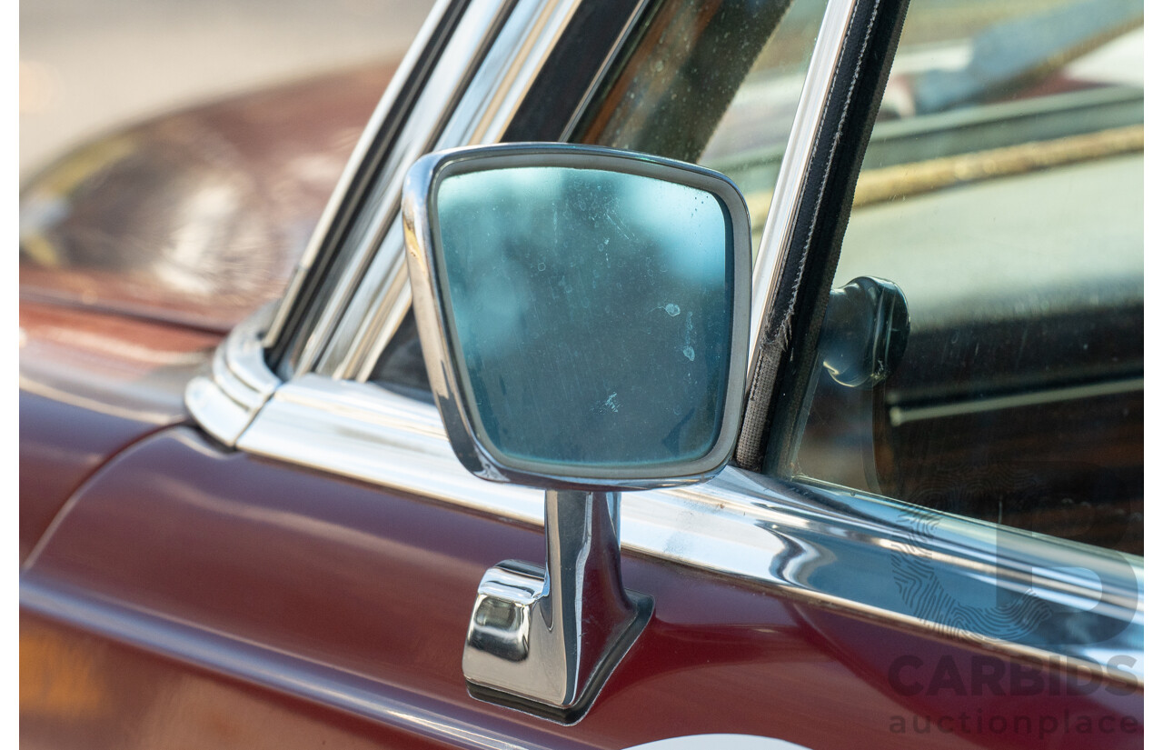 8/1970 Mercedes Benz 300 SEL 6.3 "Red Pig Tribute" W109 4d Sedan Cranberry V8 6.3L - Import