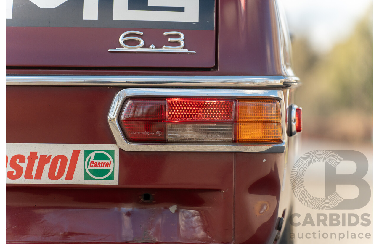 8/1970 Mercedes Benz 300 SEL 6.3 "Red Pig Tribute" W109 4d Sedan Cranberry V8 6.3L - Import