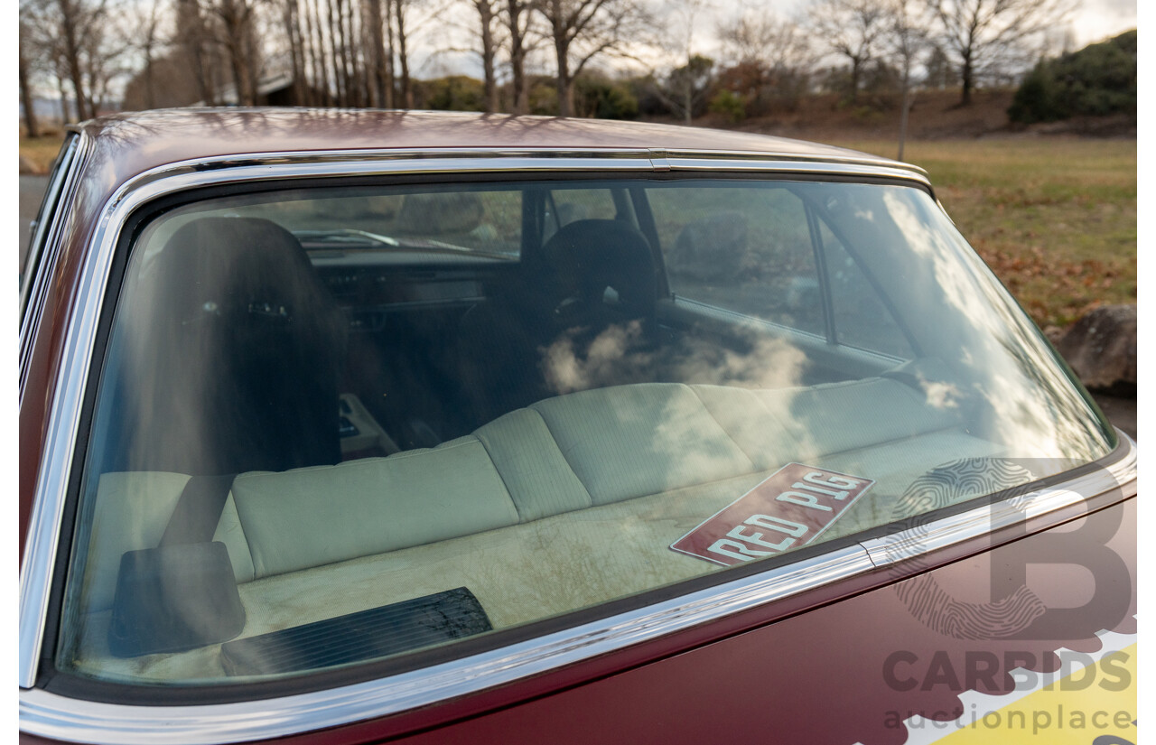 8/1970 Mercedes Benz 300 SEL 6.3 "Red Pig Tribute" W109 4d Sedan Cranberry V8 6.3L - Import