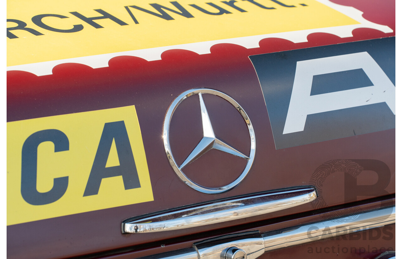 8/1970 Mercedes Benz 300 SEL 6.3 "Red Pig Tribute" W109 4d Sedan Cranberry V8 6.3L - Import