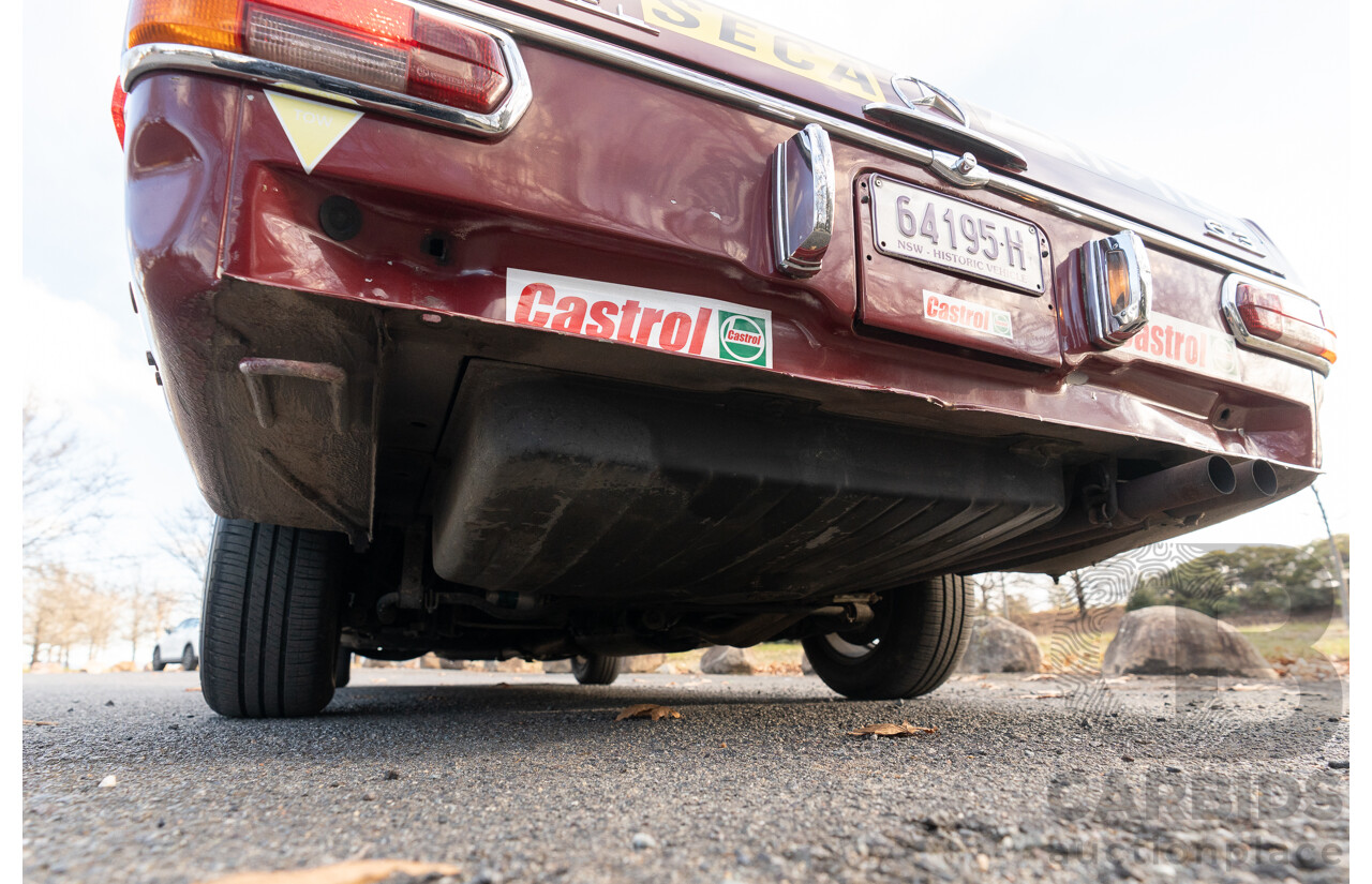 8/1970 Mercedes Benz 300 SEL 6.3 "Red Pig Tribute" W109 4d Sedan Cranberry V8 6.3L - Import