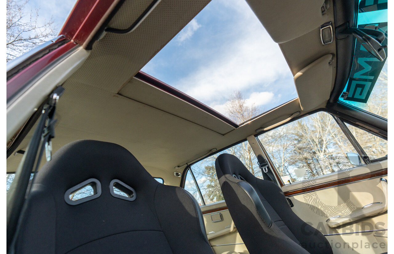 8/1970 Mercedes Benz 300 SEL 6.3 "Red Pig Tribute" W109 4d Sedan Cranberry V8 6.3L - Import