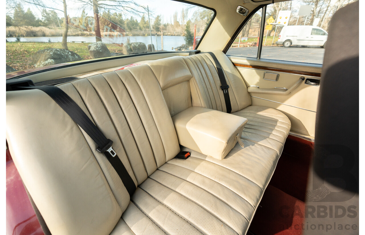 8/1970 Mercedes Benz 300 SEL 6.3 "Red Pig Tribute" W109 4d Sedan Cranberry V8 6.3L - Import