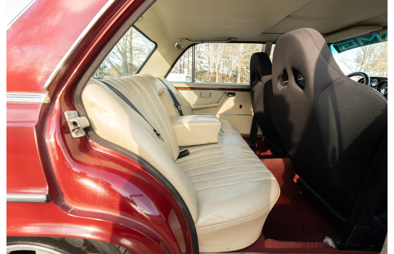 8/1970 Mercedes Benz 300 SEL 6.3 "Red Pig Tribute" W109 4d Sedan Cranberry V8 6.3L - Import