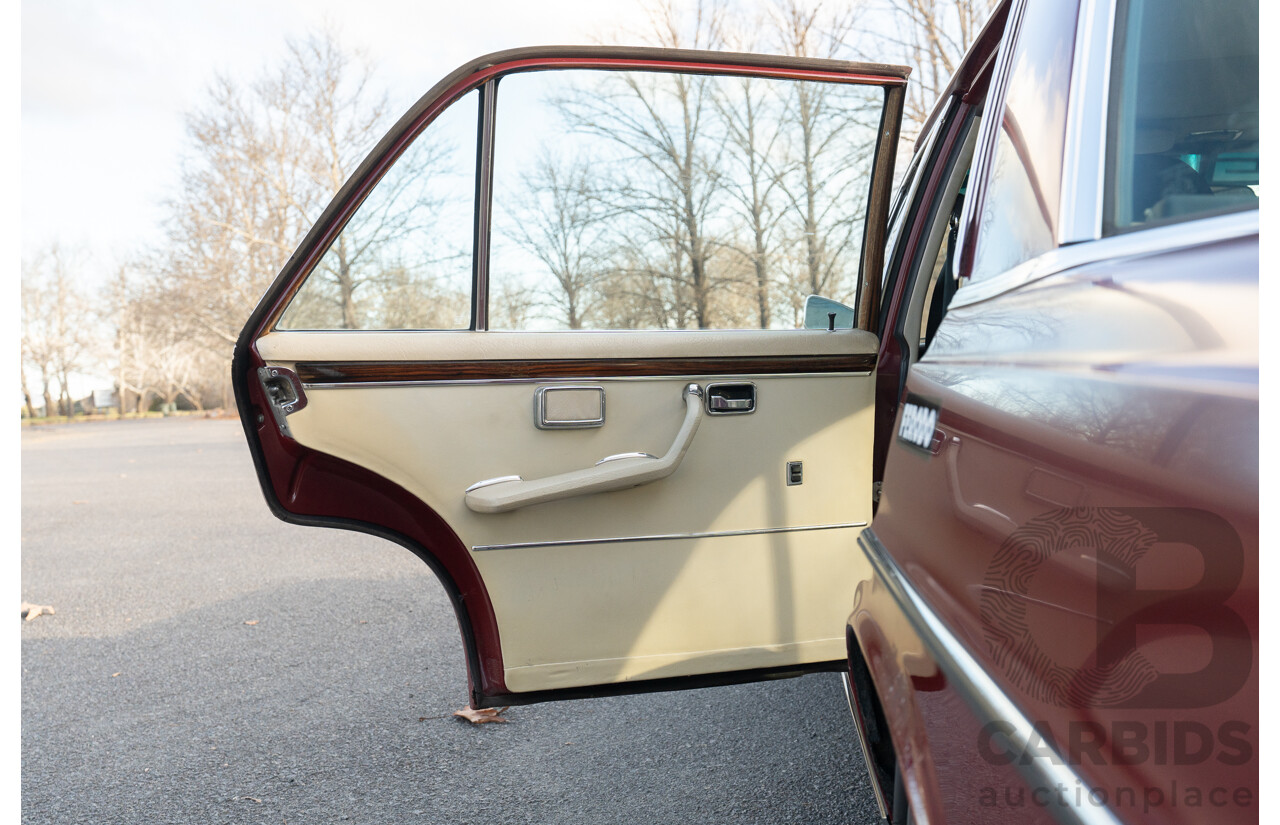 8/1970 Mercedes Benz 300 SEL 6.3 "Red Pig Tribute" W109 4d Sedan Cranberry V8 6.3L - Import