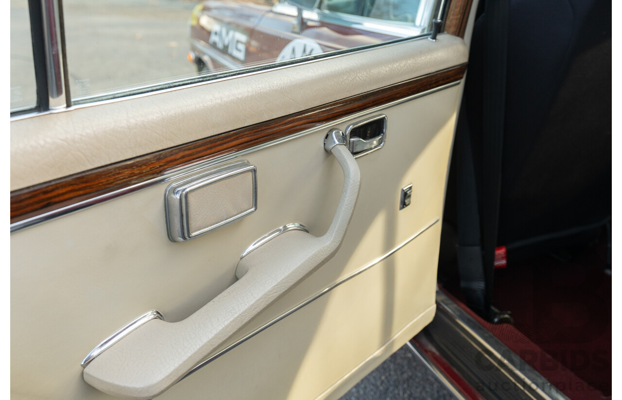 8/1970 Mercedes Benz 300 SEL 6.3 "Red Pig Tribute" W109 4d Sedan Cranberry V8 6.3L - Import