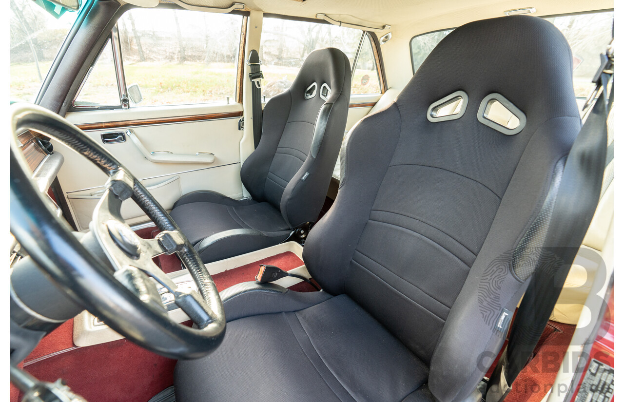 8/1970 Mercedes Benz 300 SEL 6.3 "Red Pig Tribute" W109 4d Sedan Cranberry V8 6.3L - Import