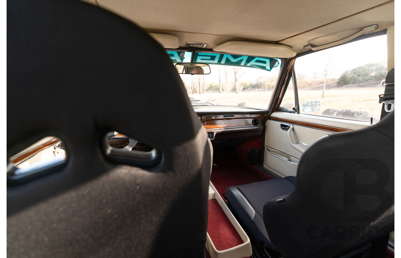 8/1970 Mercedes Benz 300 SEL 6.3 "Red Pig Tribute" W109 4d Sedan Cranberry V8 6.3L - Import