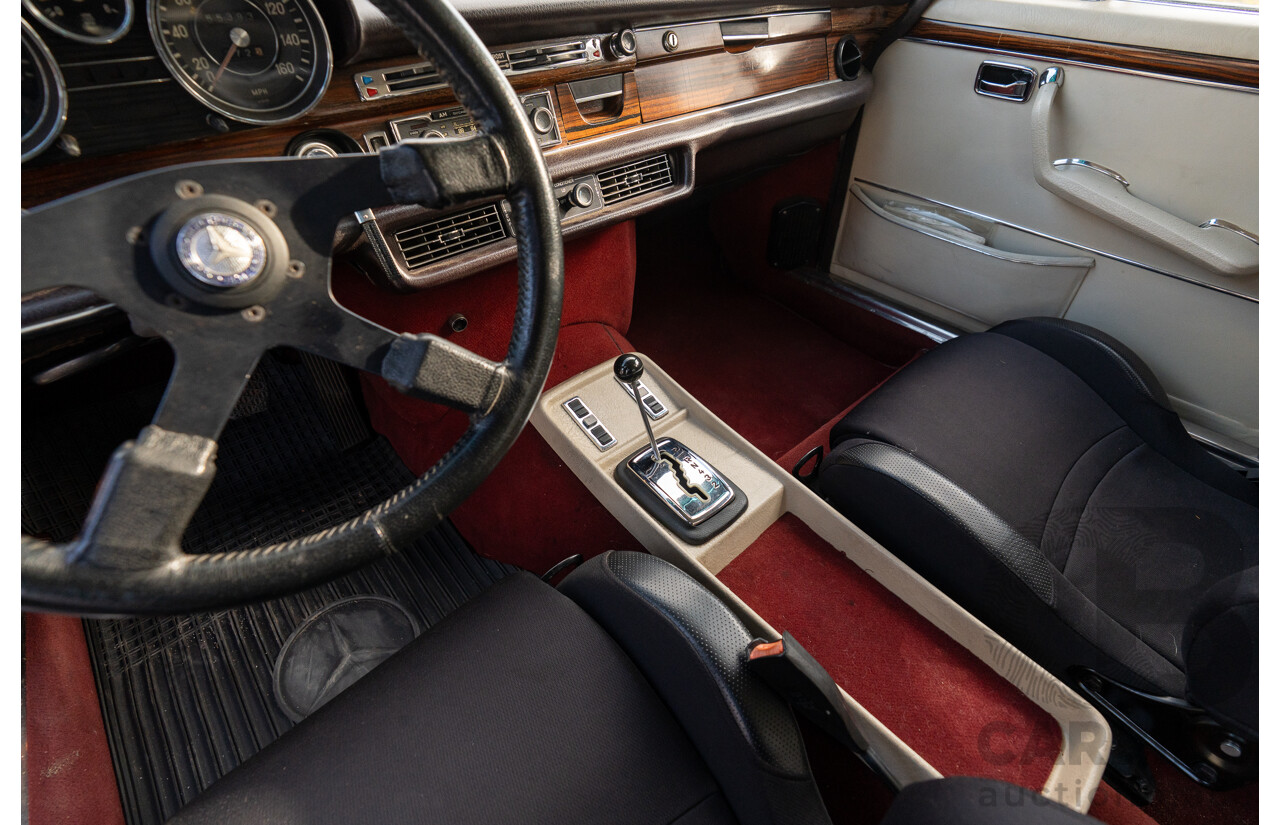 8/1970 Mercedes Benz 300 SEL 6.3 "Red Pig Tribute" W109 4d Sedan Cranberry V8 6.3L - Import