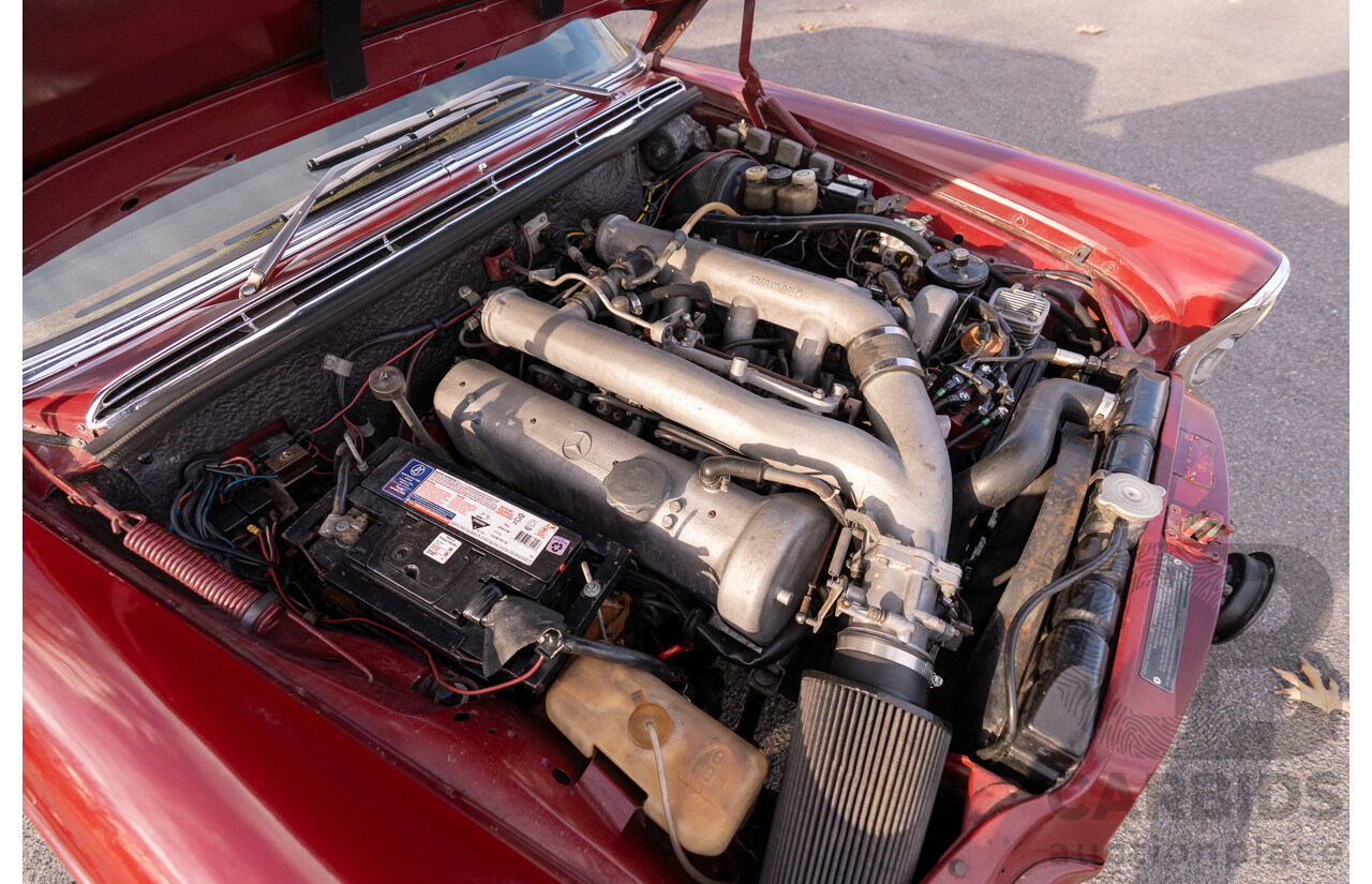 8/1970 Mercedes Benz 300 SEL 6.3 "Red Pig Tribute" W109 4d Sedan Cranberry V8 6.3L - Import