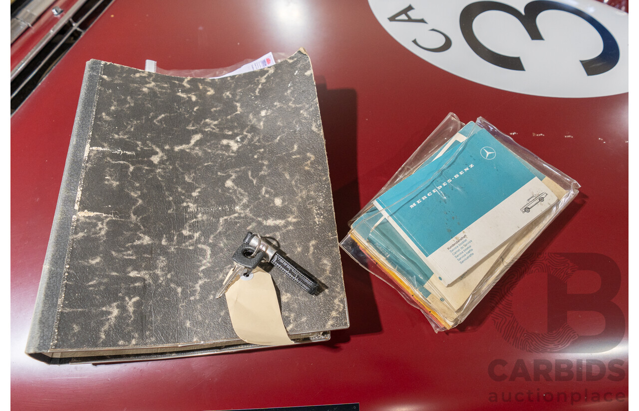 8/1970 Mercedes Benz 300 SEL 6.3 "Red Pig Tribute" W109 4d Sedan Cranberry V8 6.3L - Import