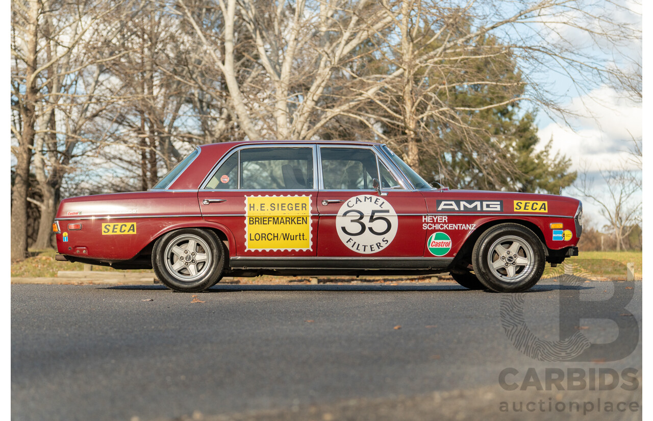 8/1970 Mercedes Benz 300 SEL 6.3 "Red Pig Tribute" W109 4d Sedan Cranberry V8 6.3L - Import