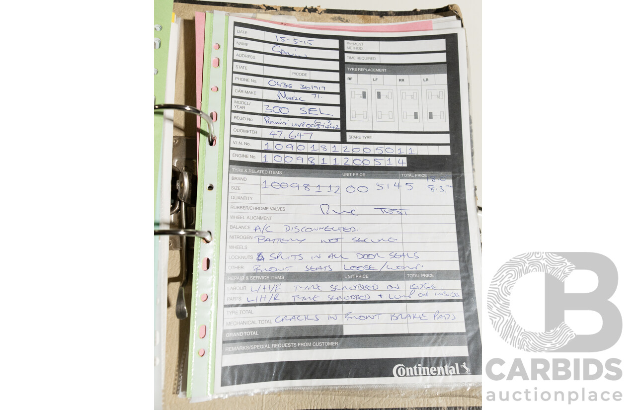 8/1970 Mercedes Benz 300 SEL 6.3 "Red Pig Tribute" W109 4d Sedan Cranberry V8 6.3L - Import